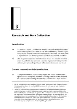 Chapter 3: Research and Data Collection