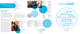 Street Health Annual Report 2015-2016