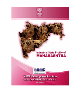 Industrial State Profile of Maharashtra