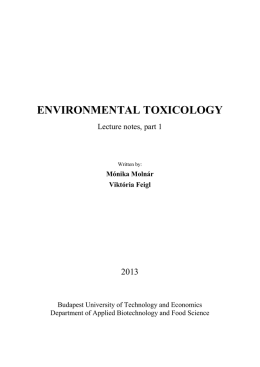 Environmental toxicology_lecture notes_part1