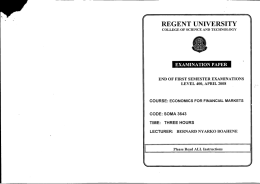 Regent University College of Science and Technology