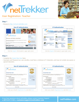 netTrekker.com User Registration: Teacher