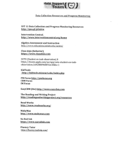 SST11 PM Resource List And Graphic