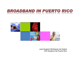 Juan Eugenio Rodríguez de Hostos CIO Gobierno de Puerto Rico