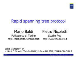 Rapid spanning tree protocol