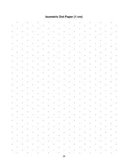 Isometric Dot Paper (1 cm)