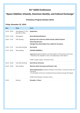 Conference program