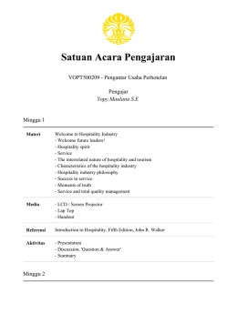 Satuan Acara Pengajaran