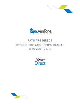 PAYware Direct Manual
