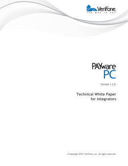 PAYware PC White Paper 1.2.0