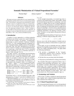 Semantic Minimization of 3-Valued Propositional Formulae