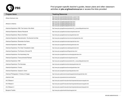 PBS Links