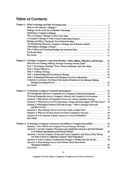 ToC for BSG Book Outline