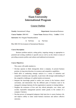 Syllabus - Asia Exchange