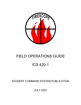 field operations guide ics 420-1 - International Association of Fire