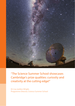 The Science Summer School showcases