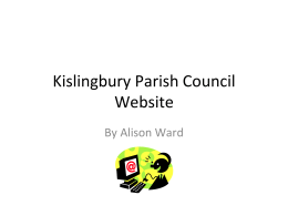 Kislingbury Parish Council Website