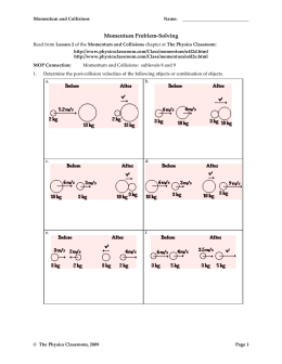 Momentum Problem-Solving