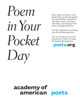 Poem - Poets.org