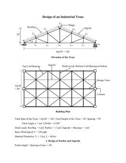 Design of Industrial Truss