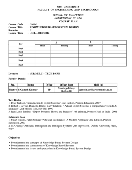 SRM UNIVERSITY FACULTY OF ENGINEERING AND