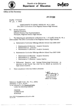 \\Sdmercado\shared folder\DepED Orders\DO No. 25, s. 2006.tif