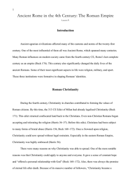 Roman Essay Final