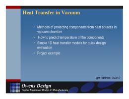 Heat Transfer in Vacuum