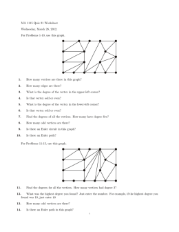 MA 1115 Quiz 21 Worksheet Wednesday, March 28, 2012. For