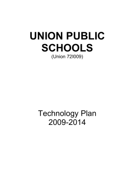 UNION PUBLIC SCHOOLS
