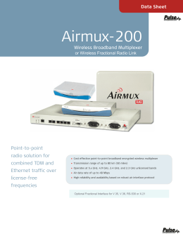 Airmux 200 Specs