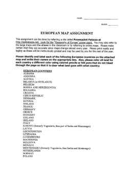 AP European Map Assi..
