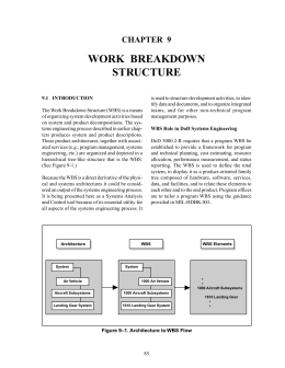 work breakdown structure - Middle East Technical University