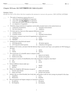 CH18 Exam - Deer Creek Schools