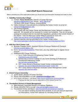 Internship Resources Document