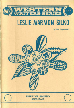 Leslie Marmon Silko - ScholarWorks