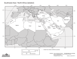 Southwest Asia / North Africa (labeled)
