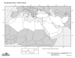 Southwest Asia/North Africa map
