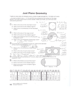 Just Plane Geometry