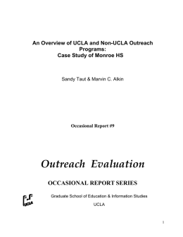 Outreach Evaluation