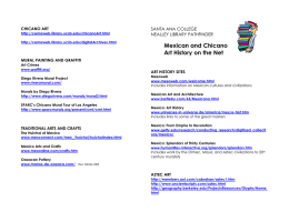 Mexican and Chicano Art History on the Net