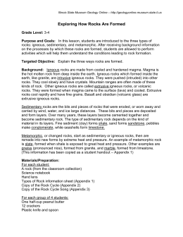 Exploring How Rocks Are Formed