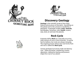 Discovery Geology - Chimney Rock Gem Mine
