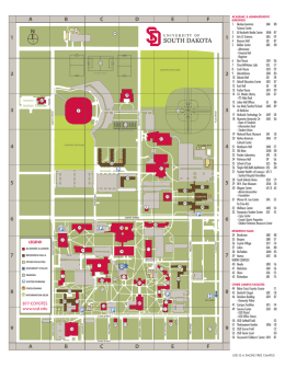 Campus Map - University of South Dakota