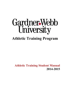 Athletic Training Program - Gardner