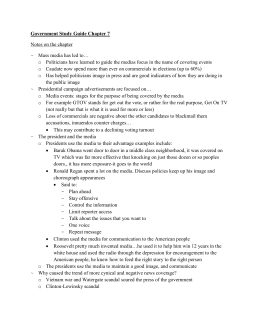 Government Study Guide Chapter 7 Notes on the chapter ~ Mass
