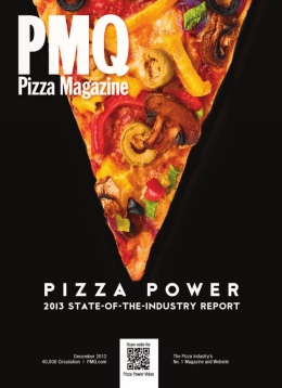 PMQ Magazine - December 2012 - pizzatracer online ordering