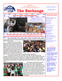 PIE Newsletter - Baytown Chamber of Commerce