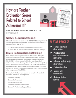 How are Teacher Evaluation Scores Related to School Achievement?