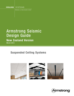 Armstrong Seismic Design Guide